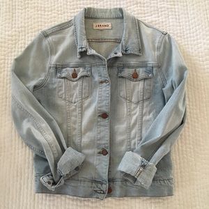 J Brand Light Wash Denim Jean Jacket Size Large